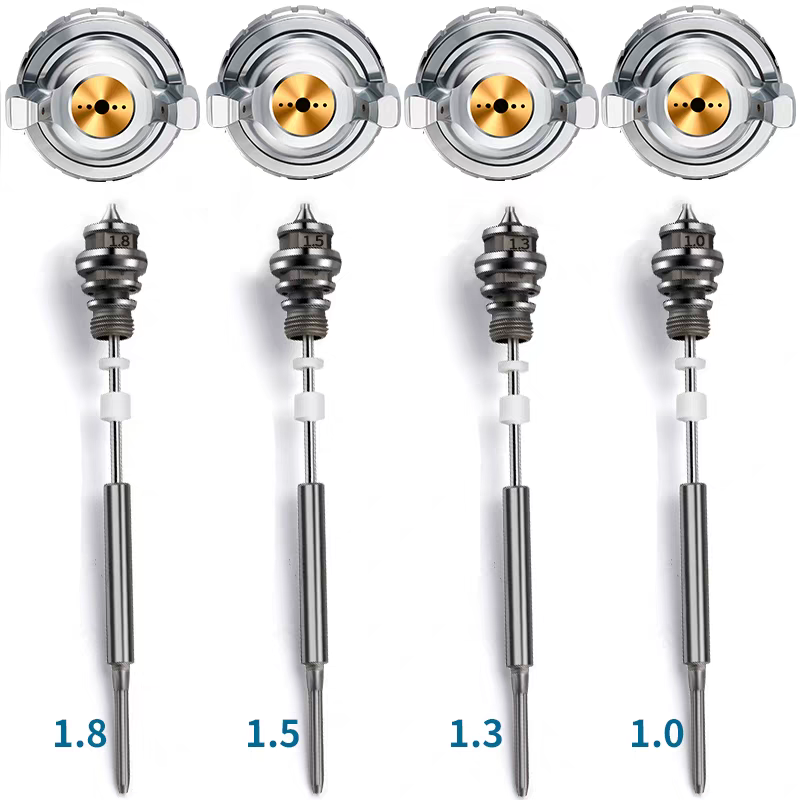 通用喷漆枪喷枪配件W-71/ W-77/W-101枪针枪嘴雾化帽喷枪三件套,淘宝优惠券,粉丝福利购,淘宝优惠卷