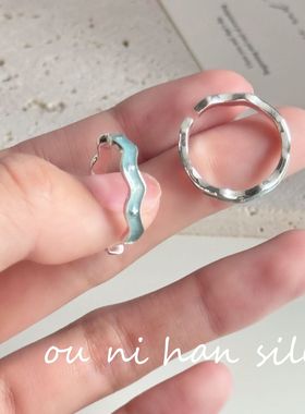 璀璨星河戒指纯银轻奢风女