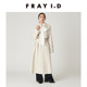 FRAY I.D2026 ພາກຮຽນ spring ແລະ summer ຜະລິດຕະພັນໃຫມ່ງ່າຍດາຍແລະ versatile lapel ສາຍ jacket windbreaker ຍາວ FWFC261003
