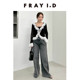 FRAY I.D2026 ພາກຮຽນ spring ແລະ summer ໃຫມ່ elegant ຄໍ V ruffled bell sleeve lace top FWCT261113
