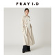 FRAY I.D2026 ພາກຮຽນ spring ແລະ summer ຜະລິດຕະພັນໃຫມ່ງ່າຍດາຍແລະ versatile lapel ສາຍ jacket windbreaker ຍາວ FWFC261003