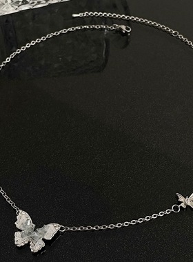 梦幻冷艳冰晶蓝色蝴蝶灵动翅膀造型蝴蝶精致立体栩栩如生蝴蝶