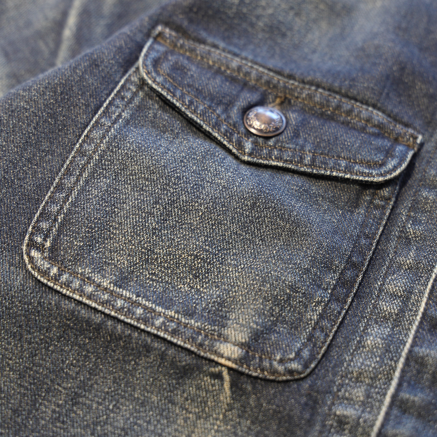 实年服工&CPW联名款工作室单件手作水洗牛仔衬衫翻领牛仔夹克外套,淘宝优惠券,粉丝福利购,淘宝优惠卷