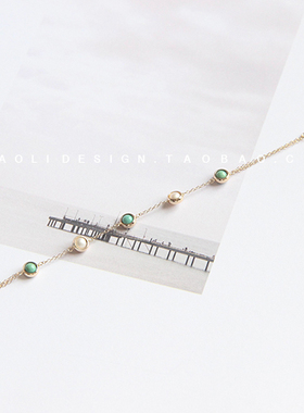 轻奢手链独家原创设计14k睡美人