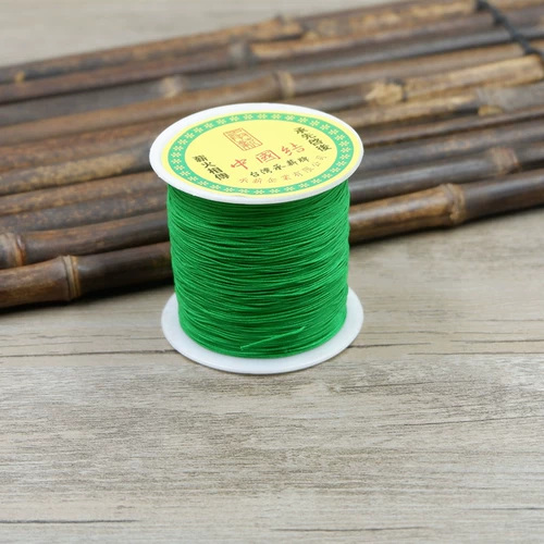 Плетеный браслет из красной нити ручной работы, бусины, кольцо, 0.4mm