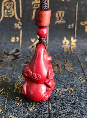 天然紫金砂挂件本命年葫芦吊坠