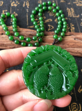 五行缺水玉佩项链台湾证书吊坠