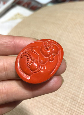 高含量大肚佛玉佩证书吊坠