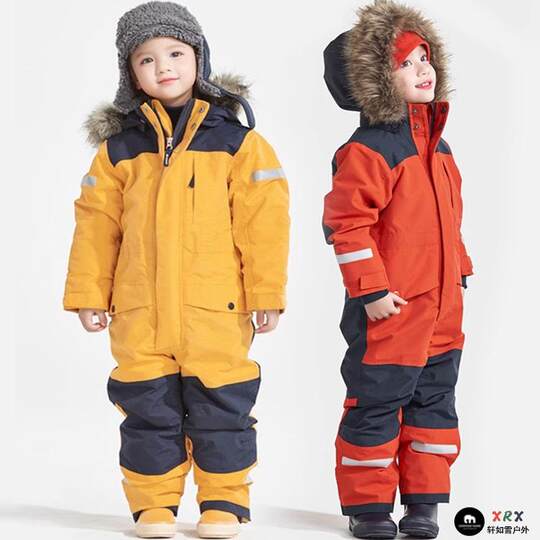 Комплект детской лыжной одежды для мальчиков и девочек, стиль родитель-ребенок, средние и большие дети, комплект дорожного лыжного снаряжения Northeast Snow Township