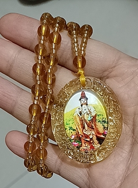 观音菩萨吊坠项链挂件琉璃挂件