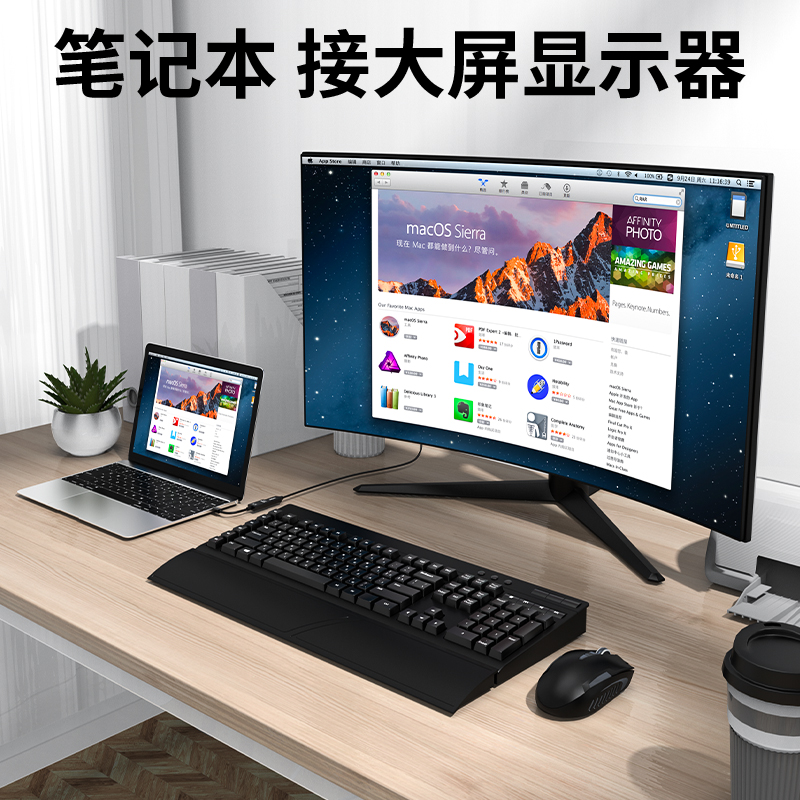 优联minidp转hdmi转接线投屏适用macbook笔记本连4K电视显示器投影仪迷你小dp转换头雷电连接转换器电脑 - 图2