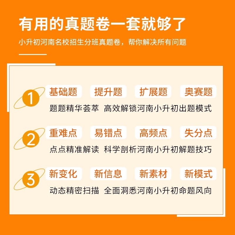 河南专版小升初真题卷23年新版河南名校招生郑州分班真题卷答案详解与名师点评模拟冲刺小学升初中历年22真题试卷语文数学英语全套 - 图0