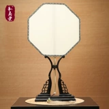 和扇堂 Вентилятор Fan Majogany Palace Fan Blank Round Fan Craft Group Fan Fan Китайский ветер складывает фанат бамбук.