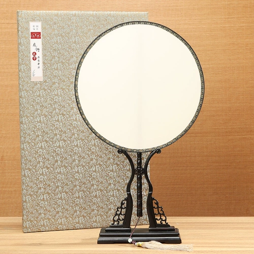 和扇堂 Вентилятор Fan Majogany Palace Fan Blank Round Fan Craft Group Fan Fan Китайский ветер складывает фанат бамбук.