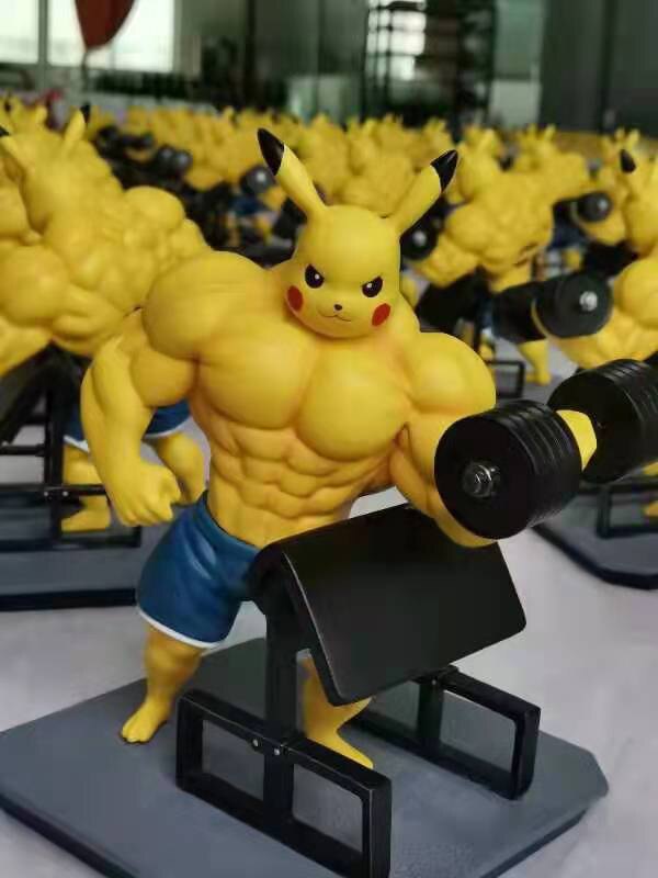 爱漫 fo 精灵宝可梦 健身宝可梦 皮卡丘 gk手办现货