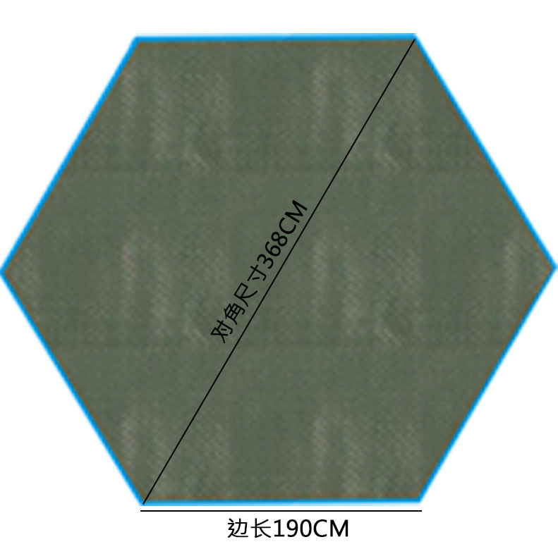 六角地垫 PE地席 防水耐磨 保护帐篷底部 公园野营 露营户外直销