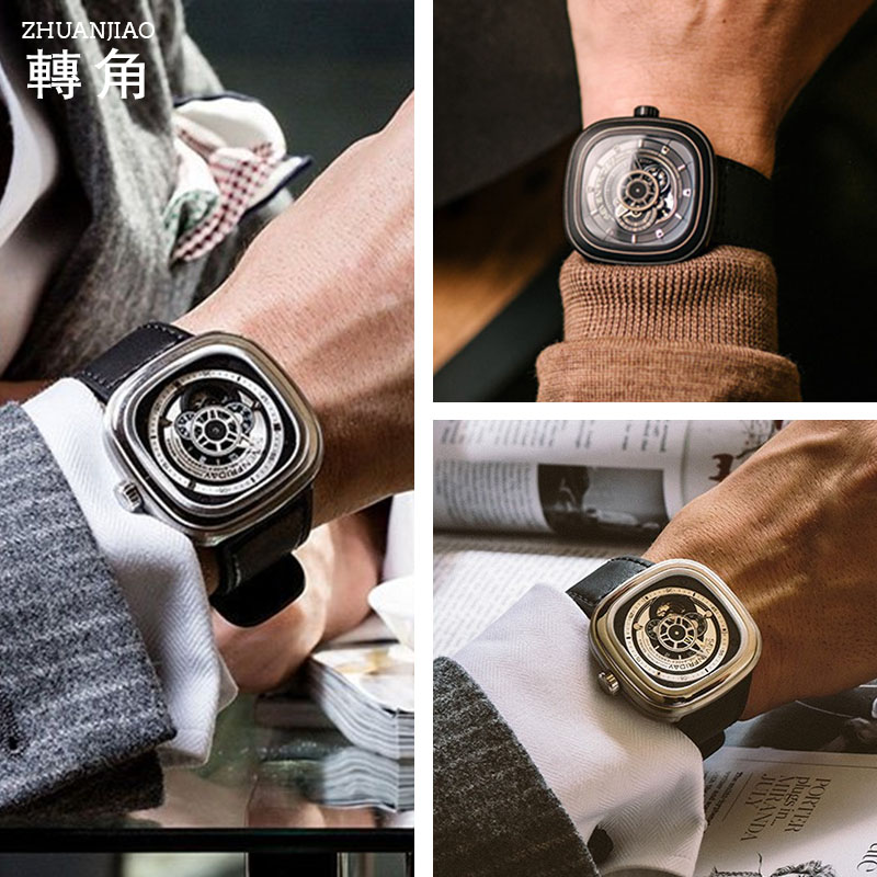 适配七个星期五手表带真皮男7个Q1M2sevenfriday牛皮尼龙表带28mm - 图3