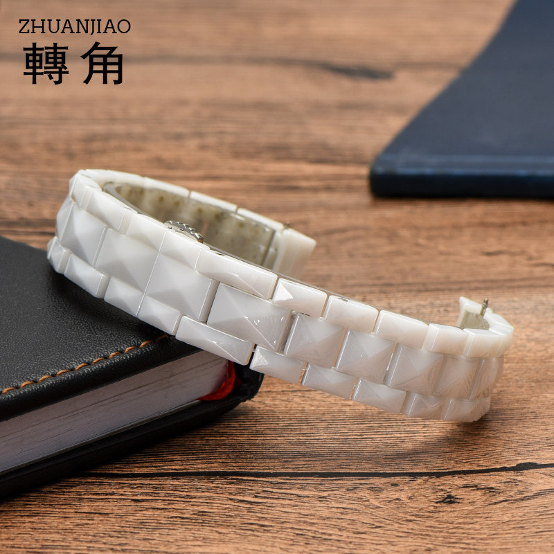 适配迪奥dior viii系列链陶瓷表带 转角饰品配件