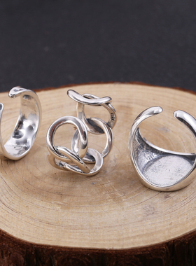 小龙潮牌银饰ins英文字母S925