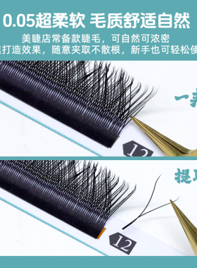 y型嫁接睫毛编织网状开花自然