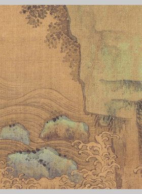 南宋佚名赤壁图复制高清临摹画稿