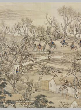乾隆南巡图第二卷风景画艺术喷绘