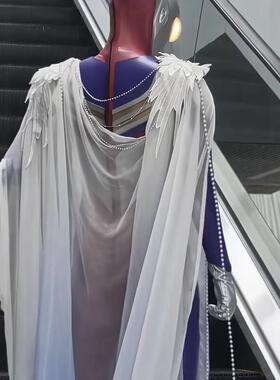 奥特曼网纱披风装饰创意抽象氛围感拍照出片神器cosplay服装配饰