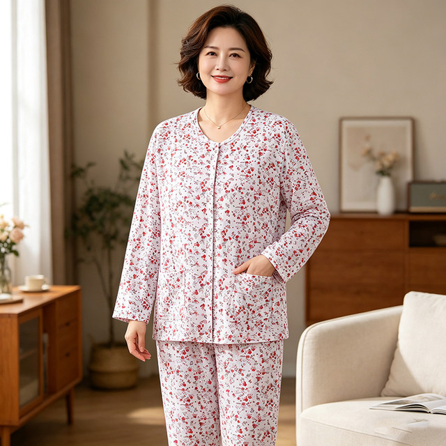 Cardigan ແຂນຍາວຂອງແມ່ຍິງ, ເສື້ອຄຸມດູໃບໄມ້ລົ່ນ, ຍາວ johns, ຊຸດໃສ່ເຮືອນ