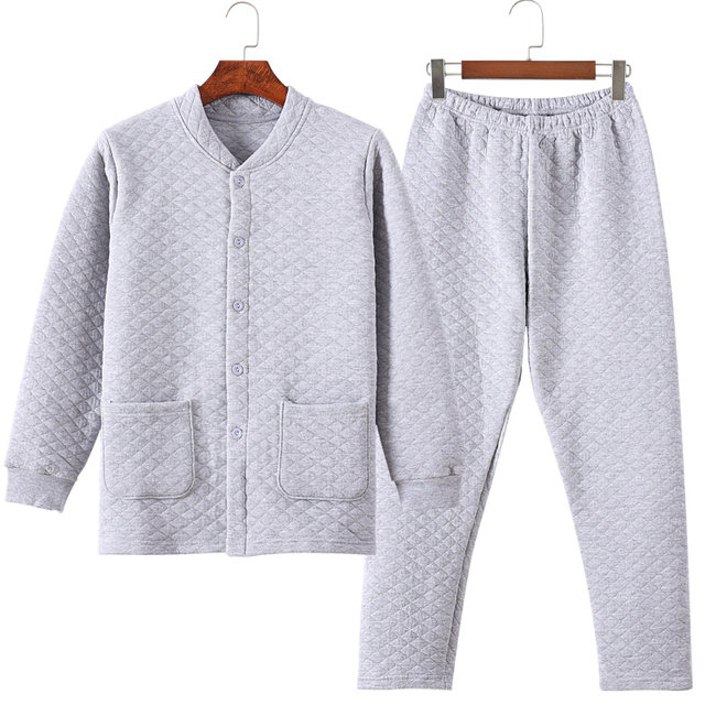 ເສື້ອຢືດ cardigan ສາມຊັ້ນຂອງຜູ້ຊາຍທີ່ອົບອຸ່ນ