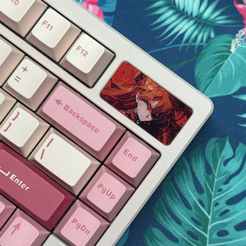 键盘2U铭牌通用 机械客制化定制DIY替换雨75 WAVE75磁轴个性卡通 - 图0