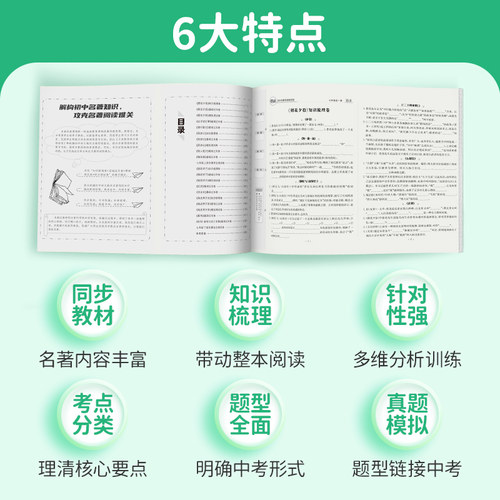 卷霸初中名著导读测试卷同步练习必刷题七八九年级名著导读考点精练初中人教版一二三初中生必读名著解读一点通中考复习资料金太阳-图1