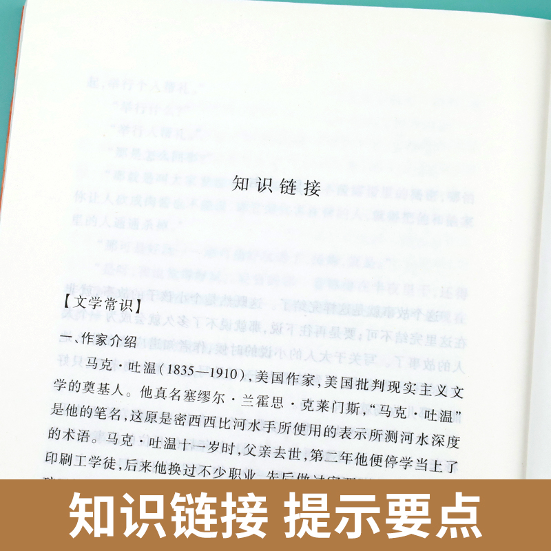 汤姆索亚历险记 马克吐温著 人民文学出版社 六年级必读的课外书下册原著完整版青少版儿童文学读物名著老师推荐书目课外阅读书籍 - 图2