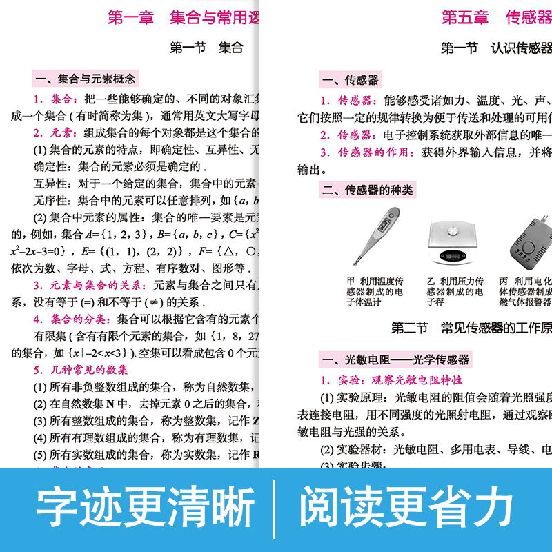 高中数学物理化学概念定理公式大全基础知识手册通用人教版高一高二高三高考复习同步教材教辅资料辅导工具书数理化必刷题抢分宝典 - 图2