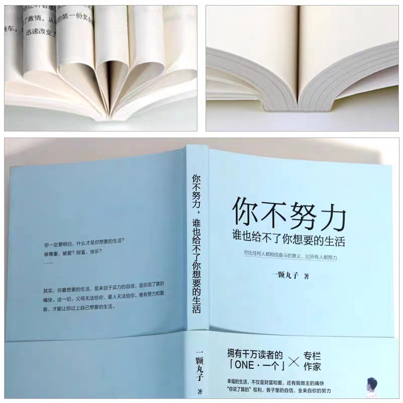 正版 你不努力谁也给不了你想要的生活  一颗丸子提升自己自律没伞的孩子成长青春励志书籍畅销书排行榜 写给青少年看的正能量小说 - 图0