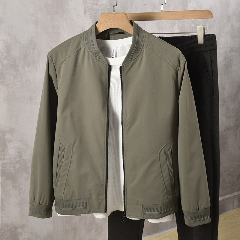 Baseball collar jacket autumn and winter loose pocket decoration