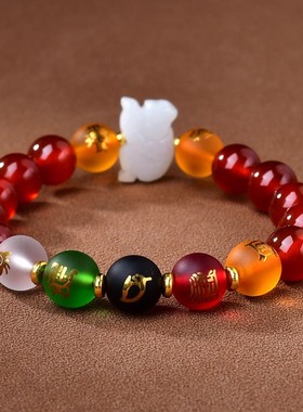 2026马年属猴五岳四神吉祥手链