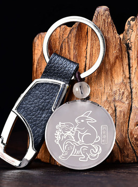 2026马年属狗鸿兔谛听白水晶吊坠