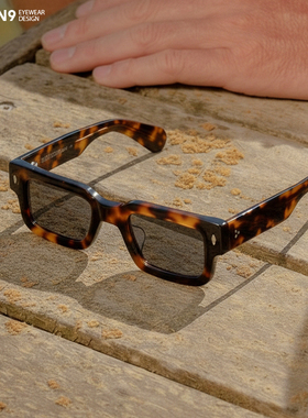 复古粗框板材方框墨镜潮男女