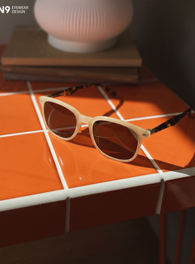 多巴胺柠檬黄色板材偏光太阳镜