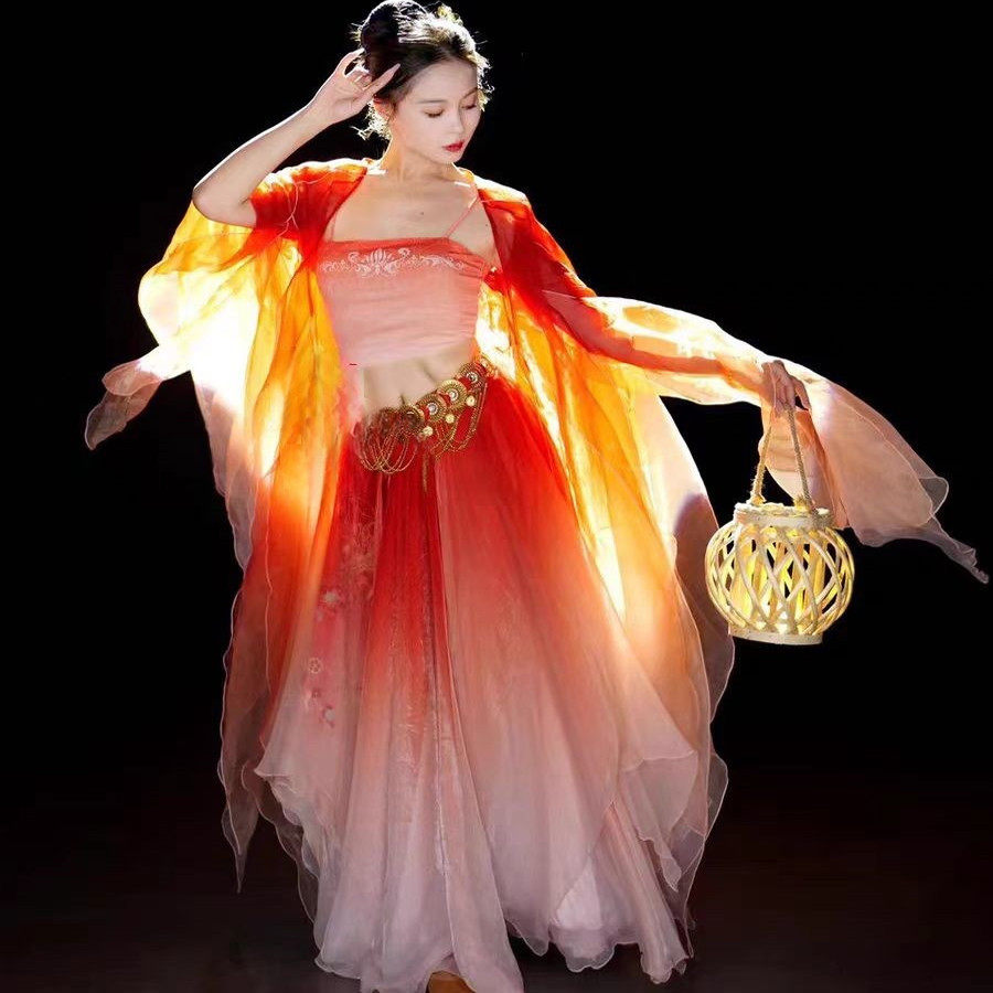 锦鲤朱辞镜羊羊同款仙气古风飘逸大袖衫精致刺绣元素摆裙古典舞服,淘宝优惠券,粉丝福利购,淘宝优惠卷