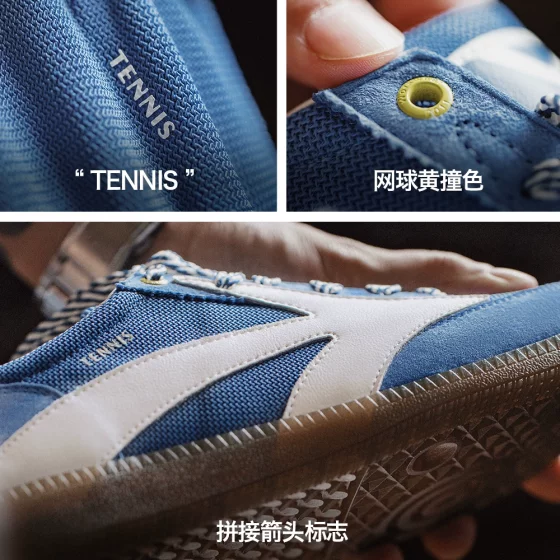 Madden's new blue retro moral training shoes men's sports Forrest shoes mesh breathable casual racing shoes sneakers