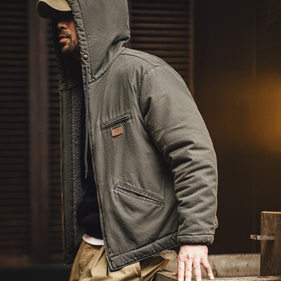 Madden Workwear American J141 Hooded Jacket Cotton Clothes