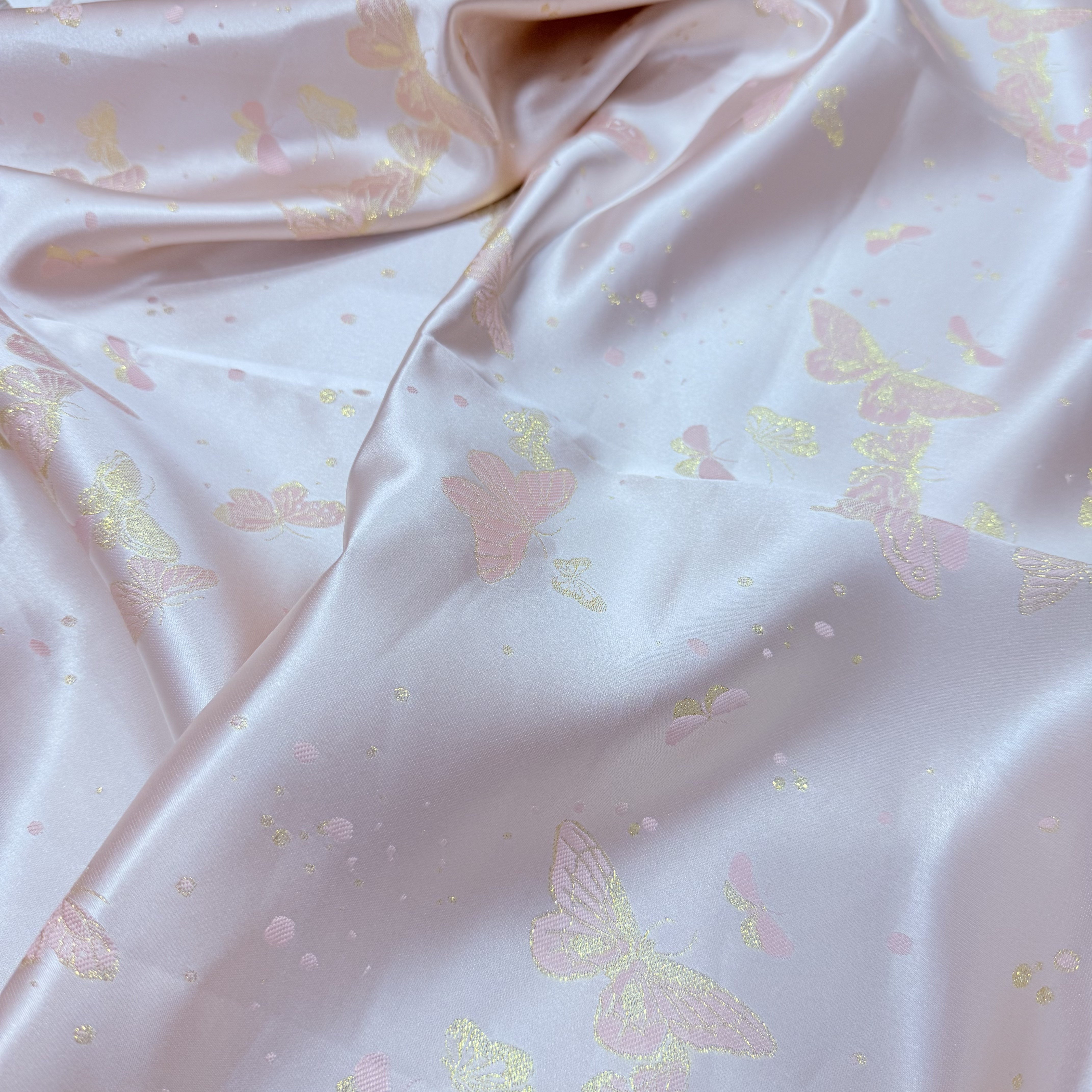 【蝴蝶】新中式国风织金仿宋锦提花面料马甲外套服装织锦缎,淘宝优惠券,粉丝福利购,淘宝优惠卷