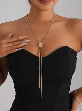 欧美跨境饰品帽子蝴蝶元素项链女