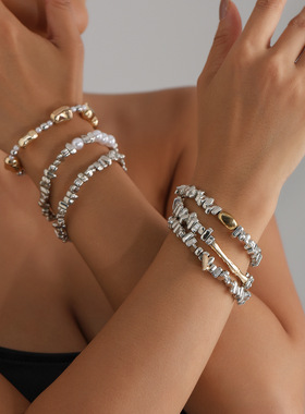 欧美跨境饰品时尚小众爱心CCB仿