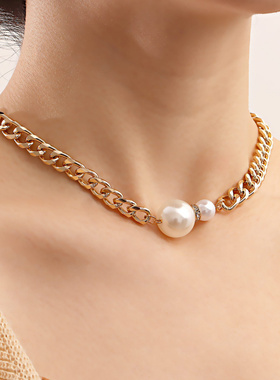 ins风跨境热销饰品仿巴洛克珍珠