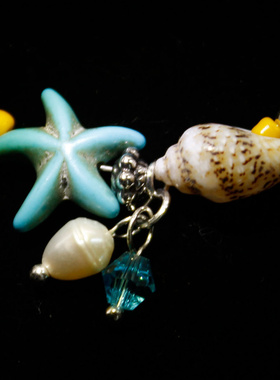 欧美跨境配饰米珠海螺海星anklet