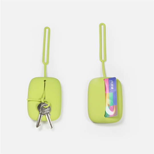 Emoi basic life male and female couple silicone key bag