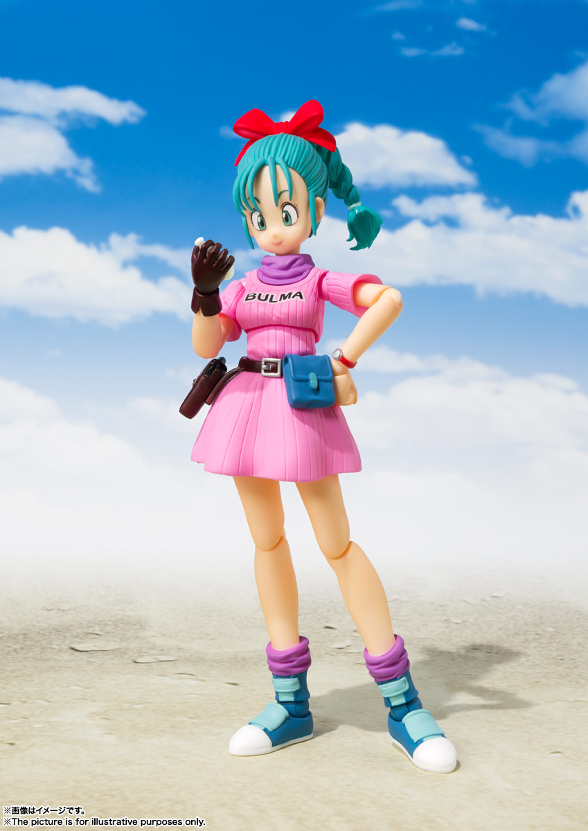 预订 万代 SHF 七龙珠 布尔玛 BULMA 大冒险的开始 可动手办 再版