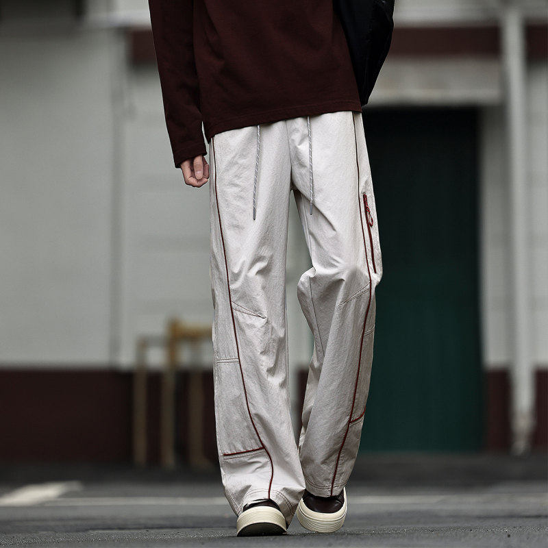 班尼路伞兵冲锋裤男生春秋季2026潮牌机能户外工装裤休闲阔腿长裤,淘宝优惠券,粉丝福利购,淘宝优惠卷